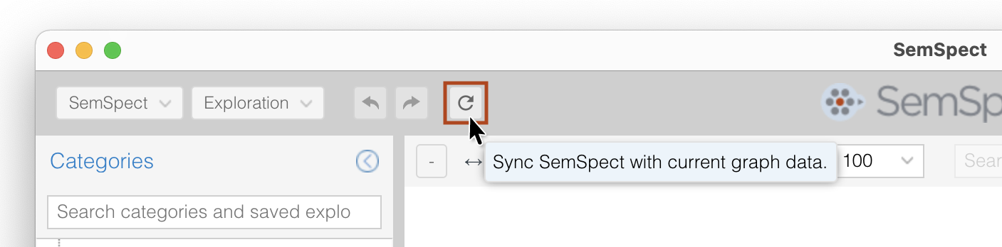 SemSpect Sync Button