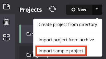 Import Sample Project