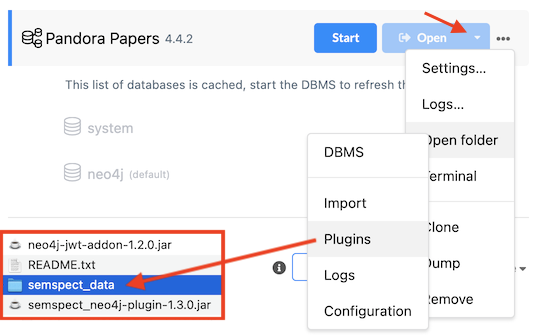 Open the plugins folder and copy semspect_data