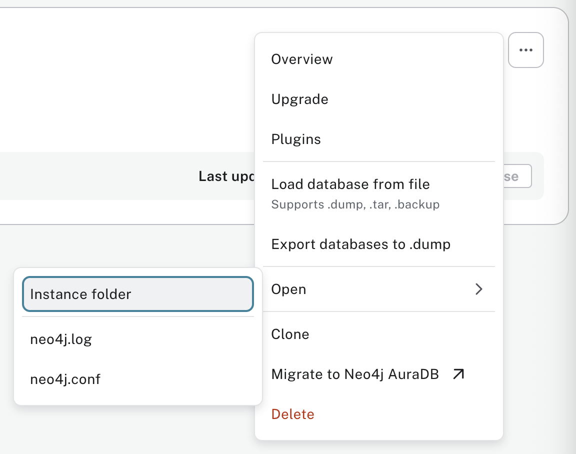 Open Instance Folder