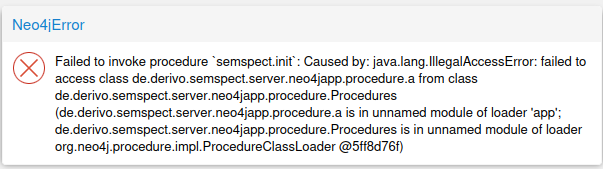 Neo4j v2026.09.0 Error